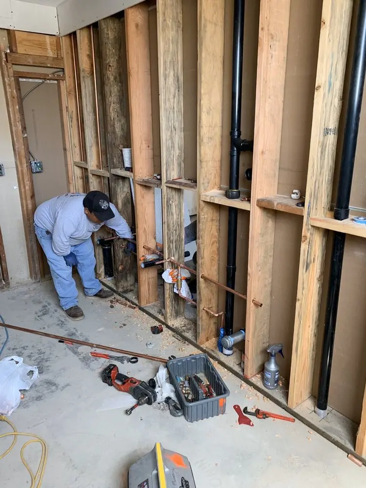 Commercial rough-in plumbing for Gas Line Repair in Lynn Woods